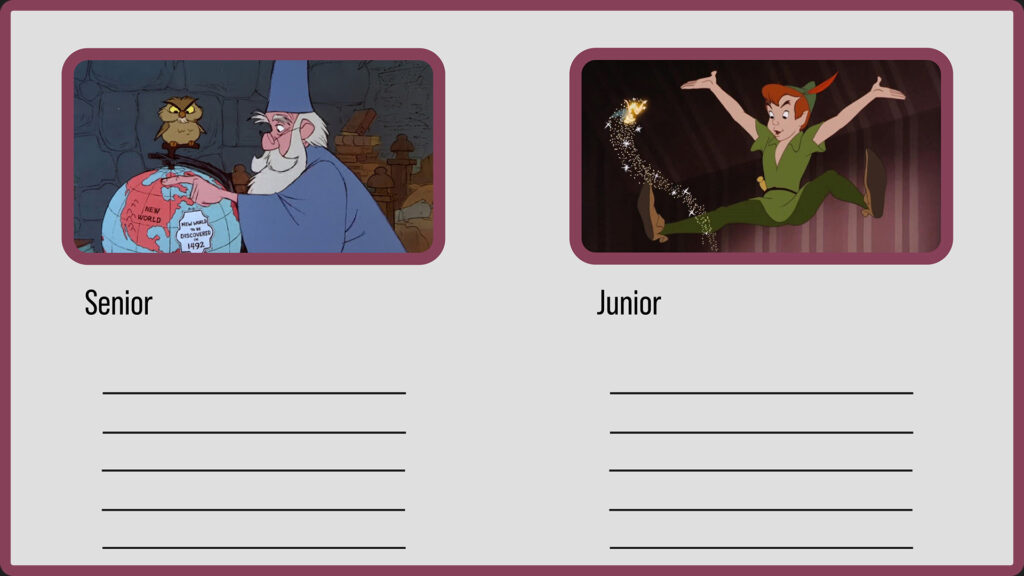 07. Esercitazione: Senior VS Junior